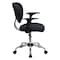 Flash Furniture Mesh Task Chair, 21-, Adjustable, Back, Seat, Frame: Gray H-2376-F-GY-ARMS-GG - alternate 3