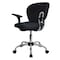 Flash Furniture Mesh Task Chair, 21-, Adjustable, Back, Seat, Frame: Gray H-2376-F-GY-ARMS-GG - alternate 4
