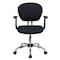 Flash Furniture Mesh Task Chair, 21-, Adjustable, Back, Seat, Frame: Gray H-2376-F-GY-ARMS-GG - alternate 7