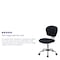 Flash Furniture Task Chair, 17-1/4" to 21", Gray H-2376-F-GY-GG - alternate 4