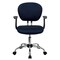Flash Furniture Mesh Task Chair, 17-1/4" to 21", Fixed Arms, Navy H-2376-F-NAVY-ARMS-GG - alternate 2