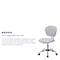 Flash Furniture Task Chair, 17-1/4" to 21", White H-2376-F-WHT-GG - alternate 8