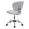 Flash Furniture Task Chair, 17-1/4" to 21", White H-2376-F-WHT-GG - alternate 3
