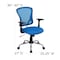 Flash Furniture Mesh Task Chair, 22-, Adjustable, Back, Seat: Blue; Frame: Gray H-8369F-BL-GG - alternate 6