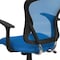 Flash Furniture Mesh Task Chair, 22-, Adjustable, Back, Seat: Blue; Frame: Gray H-8369F-BL-GG - alternate 4