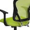 Flash Furniture Task Chair, 18" to 22", Fixed Arms, Green H-8369F-GN-GG - alternate 5