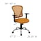 Flash Furniture Task Chair, 18" to 22", Fixed Arms, Orange H-8369F-ORG-GG - alternate 5