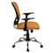 Flash Furniture Task Chair, 18" to 22", Fixed Arms, Orange H-8369F-ORG-GG - alternate 9