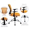 Flash Furniture Task Chair, 18" to 22", Fixed Arms, Orange H-8369F-ORG-GG - alternate 2