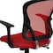 Flash Furniture Task Chair, 18" to 22", Fixed Arms, Red H-8369F-RED-GG - alternate 4