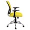Flash Furniture Task Chair, 18" to 22", Fixed Arms, Yellow H-8369F-YEL-GG - alternate 10