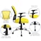 Flash Furniture Task Chair, 18" to 22", Fixed Arms, Yellow H-8369F-YEL-GG - alternate 2