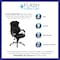 Flash Furniture High Back Exec Contemp Swivel Chair, Blk H-9626L-2-GG - alternate 6