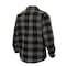 Tough Duck Buffalo Check Fleece Shirt, Grey, 2XL i96421 - alternate 2