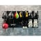Triton Products 24 In. W x 48 In. H x 1/4 In. D Black Heavy-Duty HDF Round Hole Pegboard 36 pc. Locking Hook Assortment TPB-36BKH-Kit - alternate 3