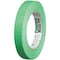 Shurtape Painter's Tape, 18 mm W x 55 m L, 5.4 mil Thick, Green, Rubber Adhesive CP 150 - alternate 3