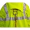 Tingley High Visibility Rain Jacket with hood, Polyester, Class 3 R, Green/Yellow, S J24122 - alternate 8