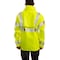 Tingley Arc Flash Flame Resistant Rain Jacket, PVC, Class 3 Lime, 2XL J44122 - alternate 3