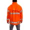 Tingley Flame Resistant Rain Jacket, PVC, Class 3 R, Orange, M J53129 - alternate 4