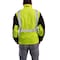 Tingley High Visibility Fleece Liner/Jacket, Polyester, Class 2 R, Green/Yellow, M J73022-M - alternate 2