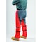 Deltaplus Chainsaw Chaps, Orange, Nylon, 33 in Length WELJE91233 - alternate 3