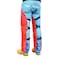 Deltaplus Chainsaw Chaps, Orange, Nylon, 24 in to 50 in Waist Size, 39 in Length WELJE94239 - alternate 4