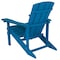 Flash Furniture Charlestown Adirondack Chair, Blue Wood, Blue Seat, Wood Back, 29.5 W 35 H JJ-C14501-BLU-GG - alternate 8