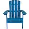 Flash Furniture Charlestown Adirondack Chair, Blue Wood, Blue Seat, Wood Back, 29.5 W 35 H JJ-C14501-BLU-GG - alternate 9