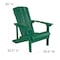 Flash Furniture Charlestown Adirondack Chair, Green Wood, Green Seat, Wood Back, 29.5 W 35 H JJ-C14501-GRN-GG - alternate 5