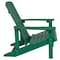 Flash Furniture Charlestown Adirondack Chair, Green Wood, Green Seat, Wood Back, 29.5 W 35 H JJ-C14501-GRN-GG - alternate 6