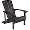 Flash Furniture Charlestown Adirondack Chair, Slate Wood, Slate Gray Seat, Wood Back, 29.5 W 35 H JJ-C14501-SLT-GG - alternate 6