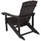 Flash Furniture Charlestown Adirondack Chair, Slate Wood, Slate Gray Seat, Wood Back, 29.5 W 35 H JJ-C14501-SLT-GG - alternate 8