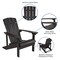 Flash Furniture Charlestown Adirondack Chair, Slate Wood, Slate Gray Seat, Wood Back, 29.5 W 35 H JJ-C14501-SLT-GG - alternate 3