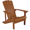 Flash Furniture Charlestown Adirondack Chair, Teak Wood, Teak Seat, Wood Back, 29.5 W 35 H JJ-C14501-TEAK-GG - alternate 4