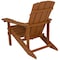 Flash Furniture Charlestown Adirondack Chair, Teak Wood, Teak Seat, Wood Back, 29.5 W 35 H JJ-C14501-TEAK-GG - alternate 7