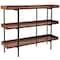 Flash Furniture 3 Shelf 35"H Rustic Wood Grain Finish Display Unit JN-2542B3-GG - alternate 5