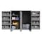 Durham Mfg Jobsite Storage Cabinet, Gray, 47.5 cu ft, 60" W x 27" D x 60-3/4" H JSC-246061-94T-D719 - alternate 9