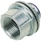 Hubbell Killark Conduit Fitting Grounding Hub, 1-1/4 in, Zinc Alloy, Plain, Gray WH-4 - alternate 1