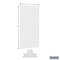 Triton Products 18 pc LocHook Assortment W/ (1) 18" W x 36" H White Epoxy 18-Gauge Steel Square Hole Pegboard LB18-1WH-KIT - alternate 2