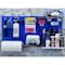 Triton Products (2) 18 In. W x 36 In. H Blue Steel Square Hole Pegboards 30 pc. LocHook Assortment & Hanging Bin System LB18-BKit - alternate 4