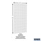 Triton Products 18 In. W x 36 In. H White Epoxy 18-Gauge Steel Square Hole Pegboards Mounting Hardware LB18-W - alternate 2