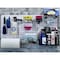 Triton Products 18 In. W x 36 In. H White Epoxy 18-Gauge Steel Square Hole Pegboards Mounting Hardware LB18-W - alternate 5