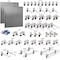 Triton Products Stationary Pegboard Panels, SS LB1-S Kit - alternate 3