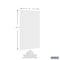 Triton Products (2) 24 In. W x 42-1/2 In. H White Epoxy 18-Gauge Steel Square Hole Pegboards 63 pc. LocHook Assortment LB2-Kit - alternate 2
