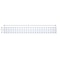 Triton Products White Tool Pegboard Kit with (1) 36 In. x 4.5 In. 18-Gauge Steel Square Hole Pegboard 8 pc. LocHook Assortment LBS36T-WHT - alternate 3