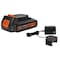 Black & Decker 20V MAX* Lithium Ion Battery + Charger LBXR20CK - alternate 2