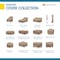 Duck Covers Elegant Swiss Coffee Patio Chaise Lounge Cover, 74"x34"x32" LCE743432 - alternate 9