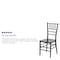 Flash Furniture Hercules Premium Chiavari Chair, Black Back, 15-3/4 in W 18-1/2" L 36-1/2" H LE-BLACK-GG - alternate 5