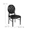 Flash Furniture Tufted Black Dining Chair LE-B-B-T-MON-GG - alternate 5