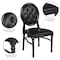 Flash Furniture Tufted Black Dining Chair LE-B-B-T-MON-GG - alternate 3